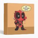Search for cute mini binders Deadpool