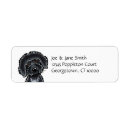 Search for comical return address labels Dog