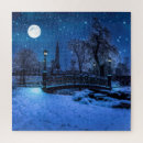 Search for stars in the night sky puzzles Moonlight