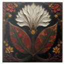 Search for vintage red tiles Nouveau