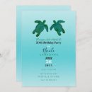 Recherche de tortues bleues invitations Plage