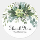 Search for circle thank you stickers Floral