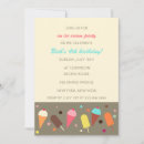 Search for ice cream cone invitations Colourful