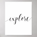 Search for black and white word art posters Inspirational