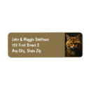 Search for tabby cat return address labels Orange