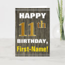 Search for 11th birthday cards 11 years old