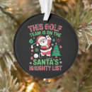 Search for santa golf ornaments Matching