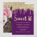 Recherche de unique 16ans anniversaire invitations Calligraphie