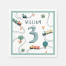 Recherche de anniversaire de train serviettes Boy