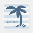 Search for palm tree napkins Summer vacation