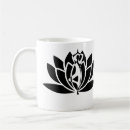 Search for white lotus flower mugs Meditation