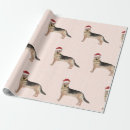 Search for german shepherd christmas wrapping paper Puppy