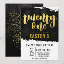 Search for glitz and glamour invitations Black