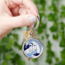 Search for light blue colour keychains For her