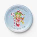 Search for elf christmas plates Snow