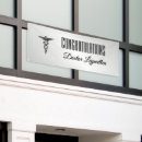 Search for congratulations doctor graduated banners Caduceus