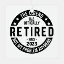 Search for legend ornaments Retirement