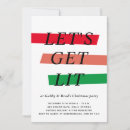 Search for colourful christmas invitations Red and green