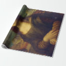 Search for mona lisa wrapping paper Italian