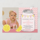 Search for lemonade party invitations Girl