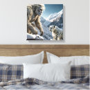 Search for snow leopard canvas prints Mountains