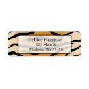 Search for tiger return address labels Jungle