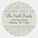 Search for floral address stickers Circle