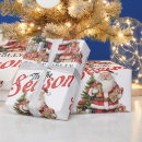 Search for old fashioned santa wrapping paper Claus