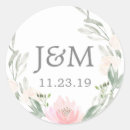 Recherche de blush monogram stickers Monogramme