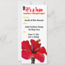 Search for red hibiscus flower invitations Luau