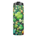 Search for 4 leaf clover drinkware Irish