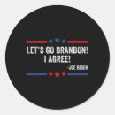 Search for funny joe biden stickers Brandon