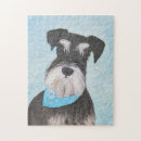 Recherche de schnauzer puzzles Miniature