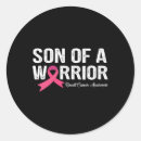 Search for breast cancer pink ribbon stickers Warrior