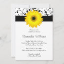 Search for yellow gerbera daisy invitations Elegant