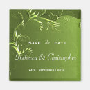 Recherche de monogramme vert de damassé invitations Couple