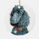 Search for black poodle ornaments Canine