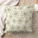 Search for yellow flower pillows Daisies