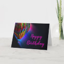 Search for abstract art birthday cards Black