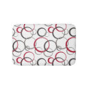 Search for grey and burgundy bath mats Red