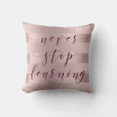 Search for rose gold pillows Typography