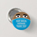 Search for keep your distance buttons Quarantine