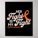 Search for leukemia awareness posters Orange