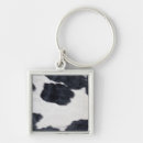 Search for cowhide keychains White