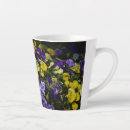 Search for pansy flower mugs Purple and yellow pansies