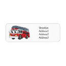 Search for fire truck return address labels Vehicle