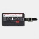 Recherche de cassette audio bagages étiquettes Vintage