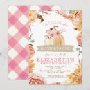 Search for pink pumpkin birthday invitations Floral