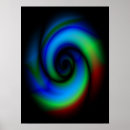 Recherche de spirale colorée posters Trippy
