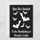 Recherche de vampire halloween invitations Chauves souris